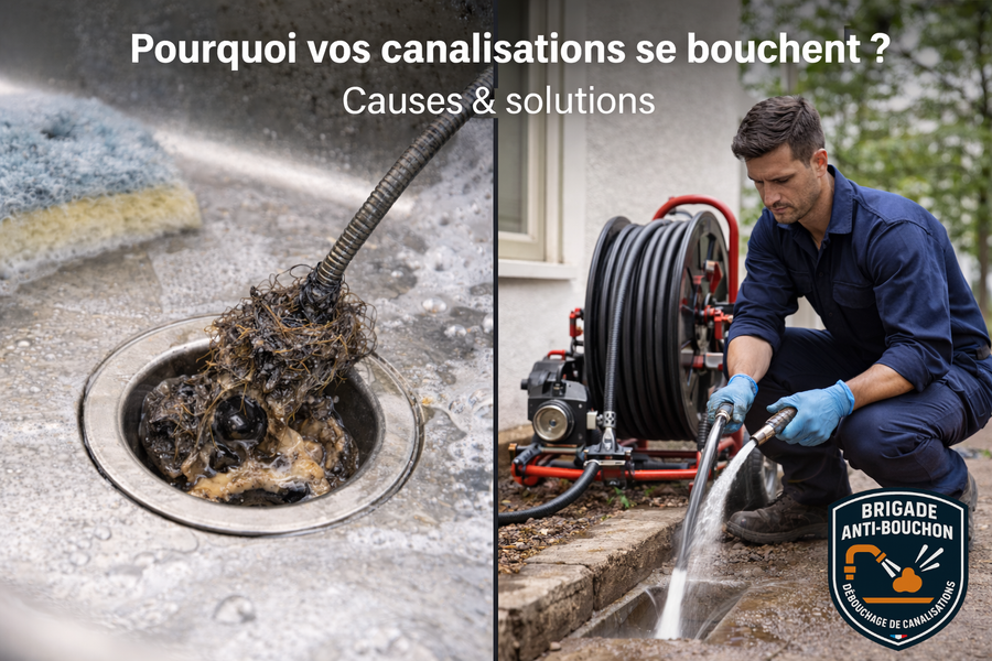 Pourquoi vos canalisations se bouchent ? Causes principales et solutions efficaces